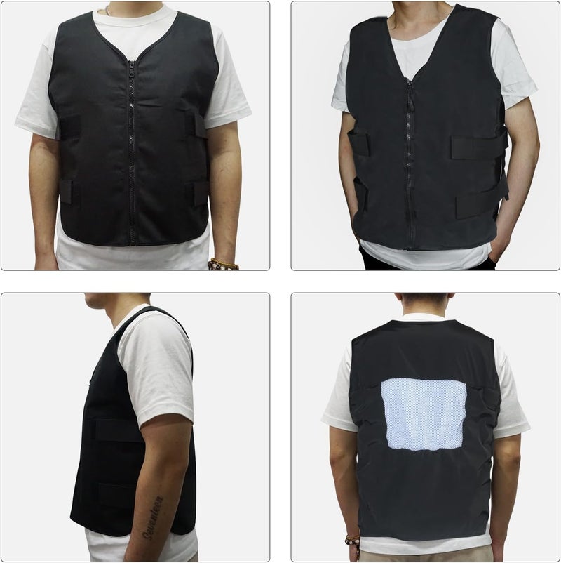 Mrice Cooling Vest for Men & Women - Adjustable Ice Vest for Motorcycle, Workers, Sports, Outdoor, Heat Relief - Image 5